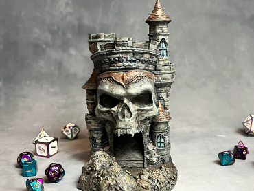 Skull Citadel Tiny Tower - Hand Painted