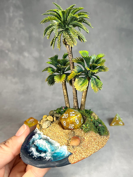 Tropical Island - Dice Display (Large Size)