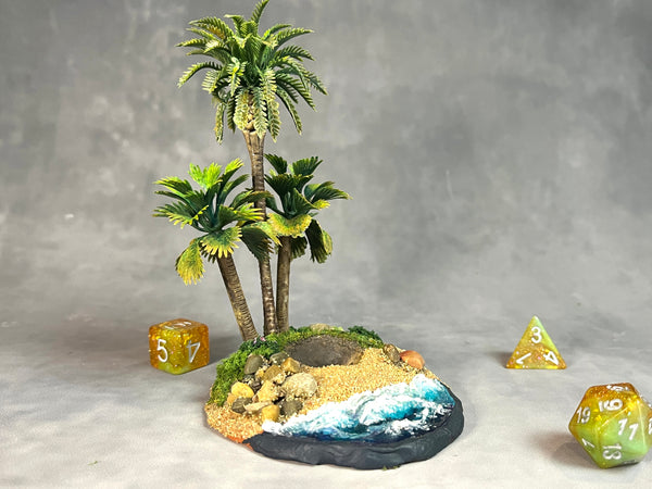 Tropical Island - Dice Display (Large Size)