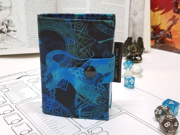 Blue Flying Dragons Card Album/Spelbook Front