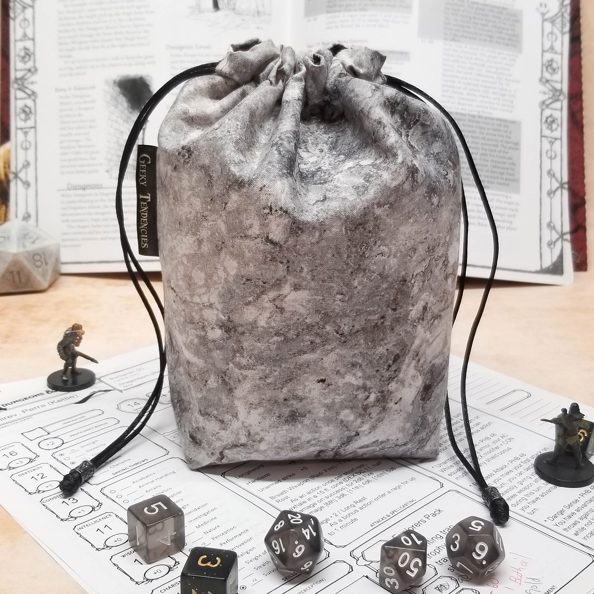 Mountain Stone Large Dice Bag with Pocket System