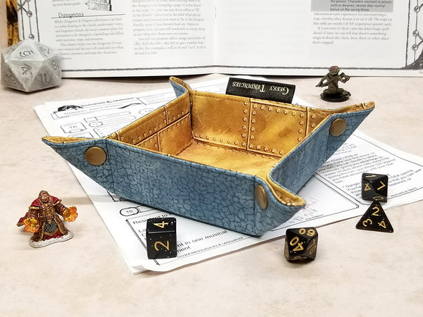 Small Brass Plate Dice Tray