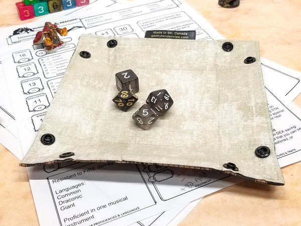 Dark Dungeon Map Small Dice Tray