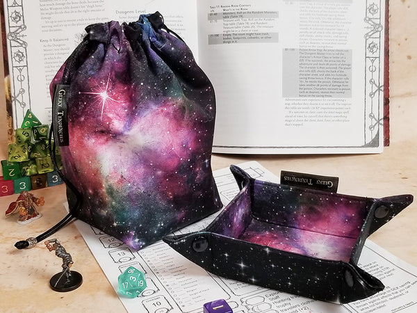 Galaxy Dice Bag with Pockets