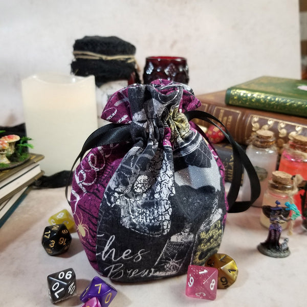 Small Potions Dice Bag/Halloween Vanity Bag