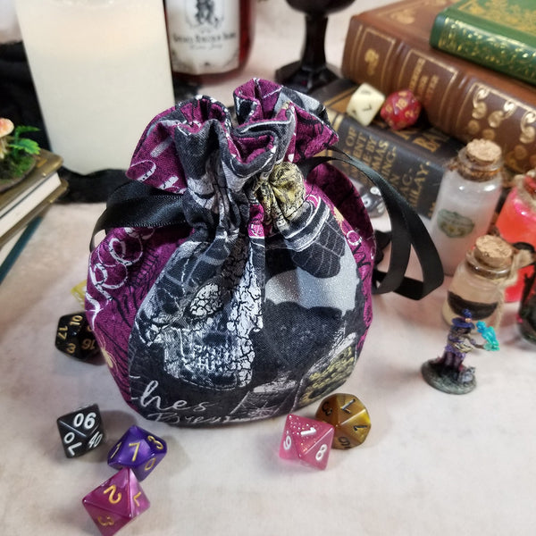 Small Potions Dice Bag/Halloween Vanity Bag