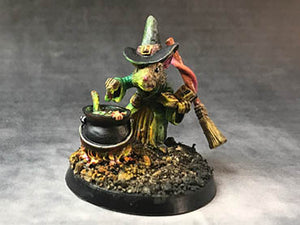 Mouse Witch with Cauldron