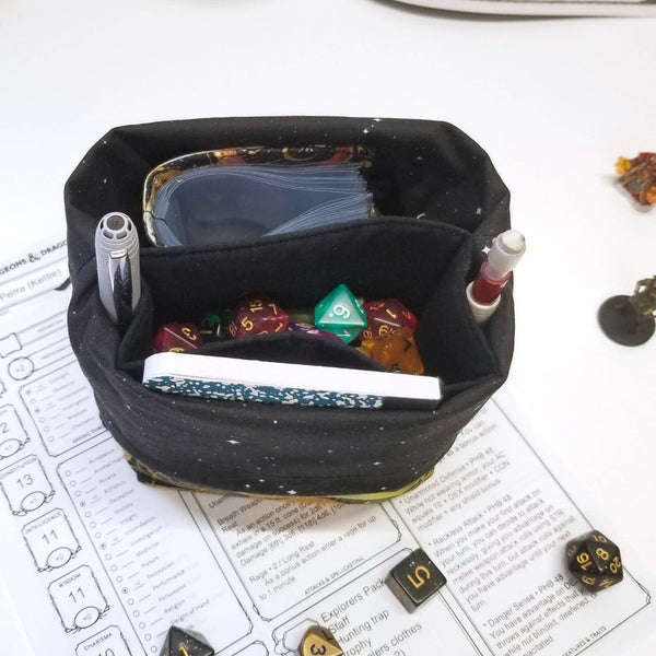 Cosmos Dice Bag with Pockets