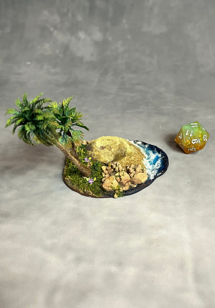 Tropical Island - Dice Display (Medium Size)